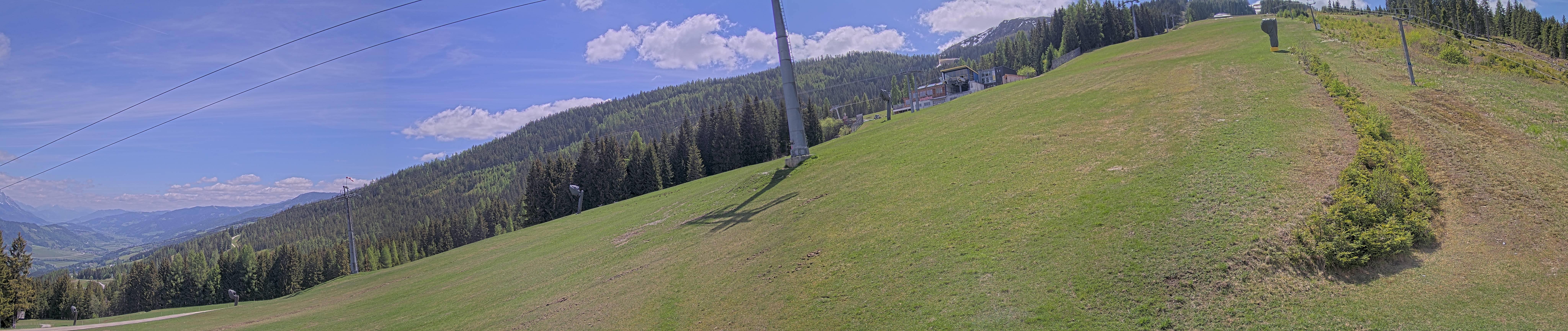 Archiv Foto Webcam Hauser Kaibling: Bergstation der 8er Gondel