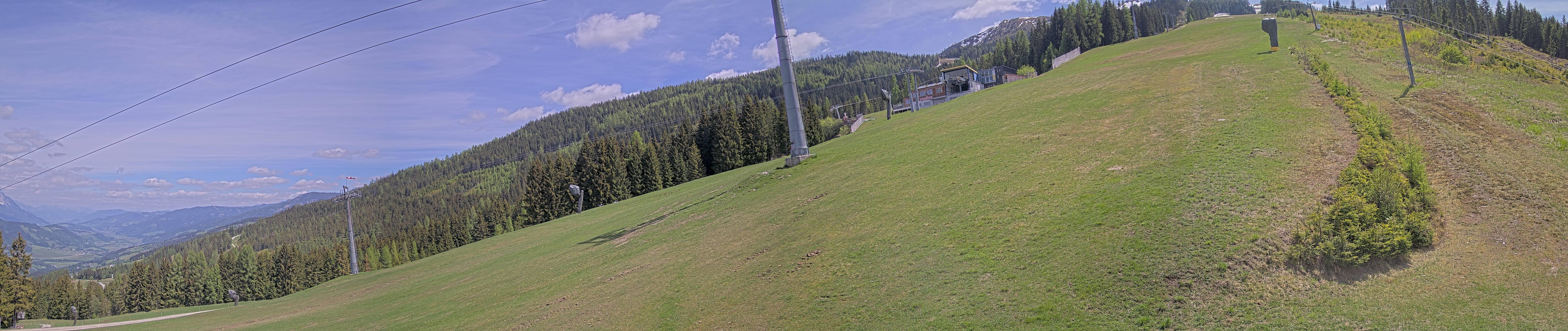 Archiv Foto Webcam Hauser Kaibling: Bergstation der 8er Gondel