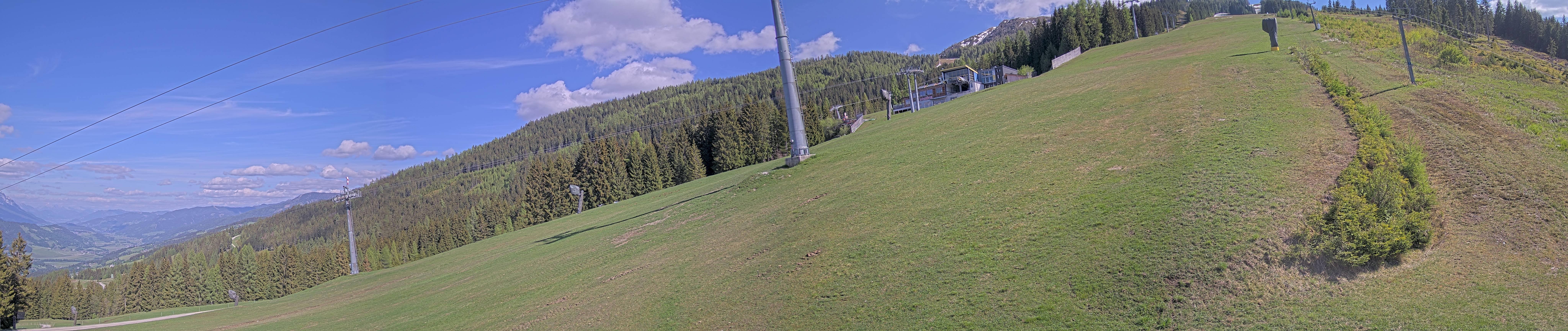 Archiv Foto Webcam Hauser Kaibling: Bergstation der 8er Gondel