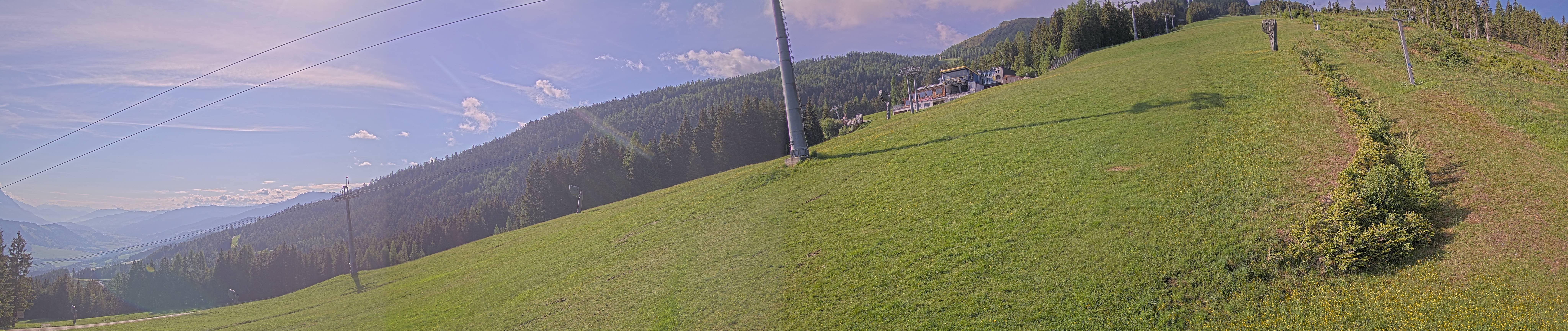 Archiv Foto Webcam Hauser Kaibling: Bergstation der 8er Gondel