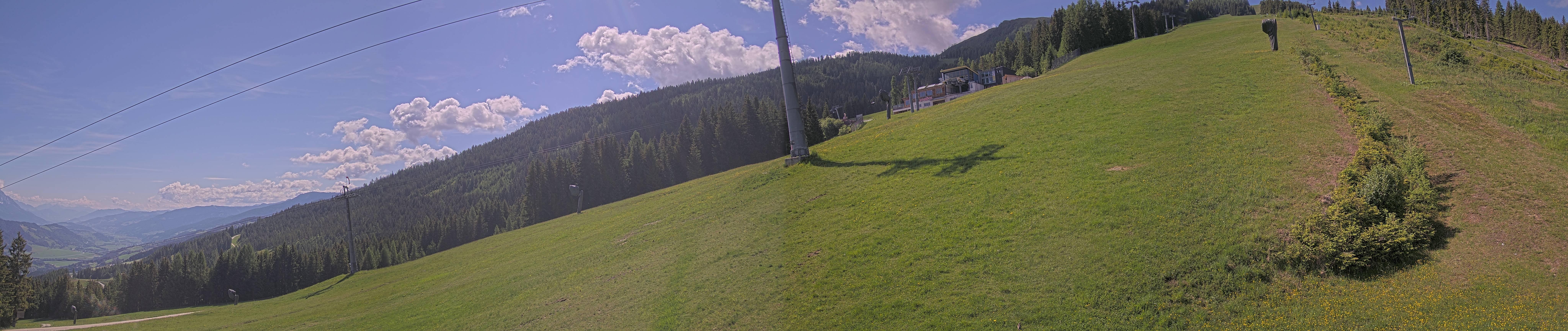 Archiv Foto Webcam Hauser Kaibling: Bergstation der 8er Gondel