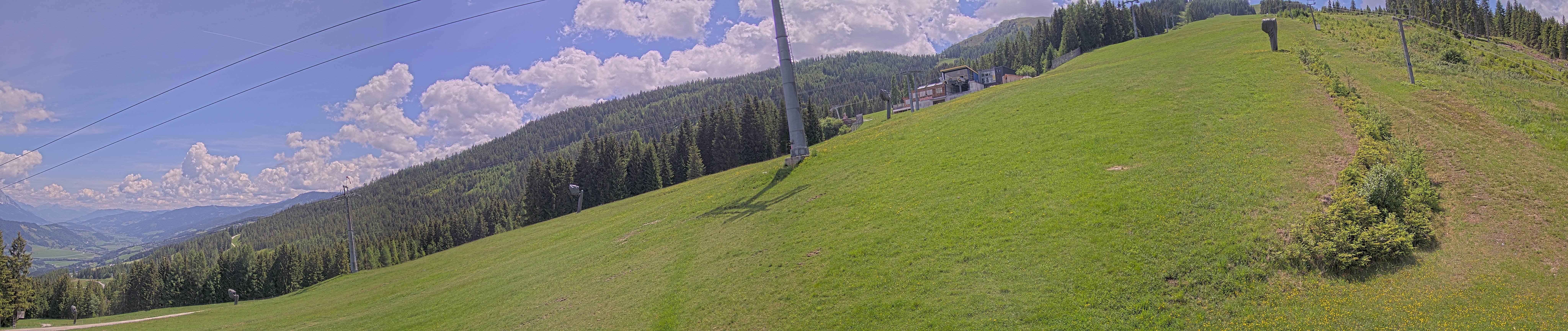 Archiv Foto Webcam Hauser Kaibling: Bergstation der 8er Gondel