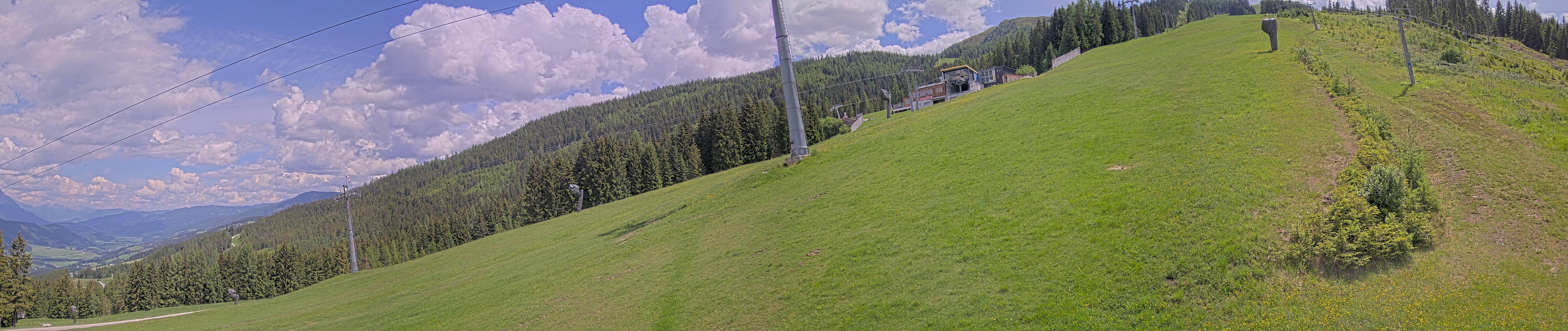 Archiv Foto Webcam Hauser Kaibling: Bergstation der 8er Gondel
