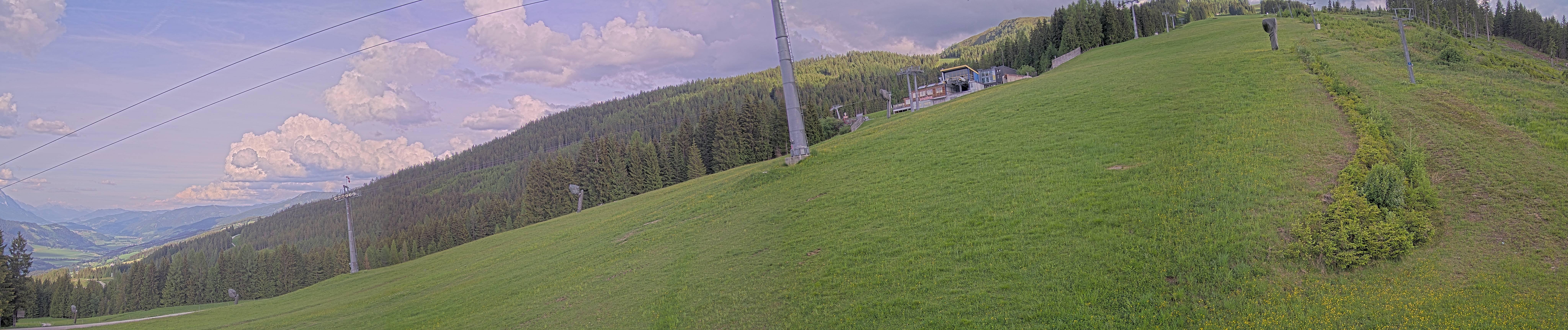 Archiv Foto Webcam Hauser Kaibling: Bergstation der 8er Gondel