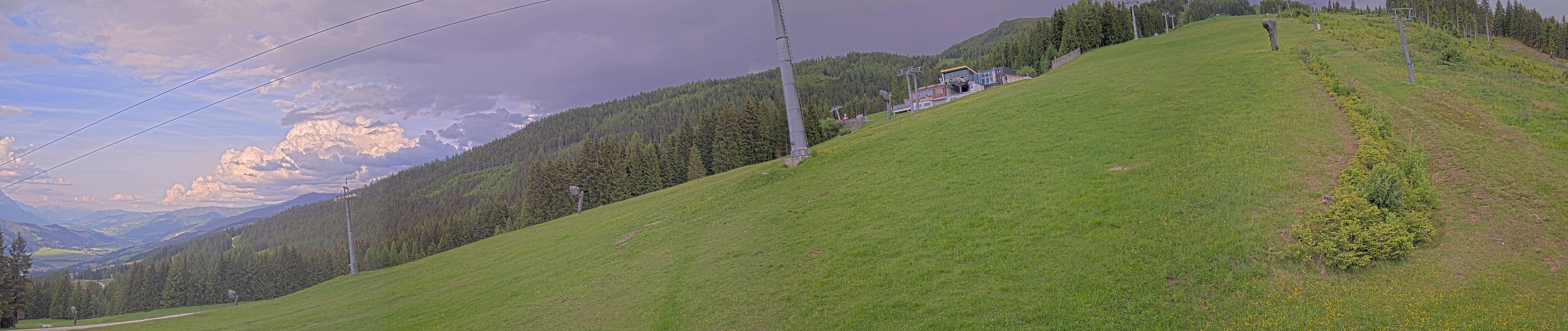 Archiv Foto Webcam Hauser Kaibling: Bergstation der 8er Gondel