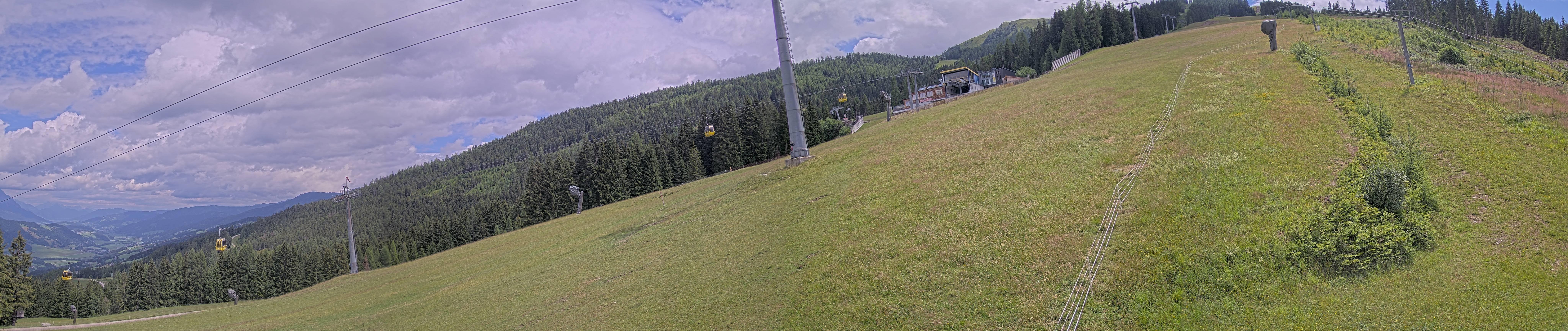 Archiv Foto Webcam Hauser Kaibling: Bergstation der 8er Gondel
