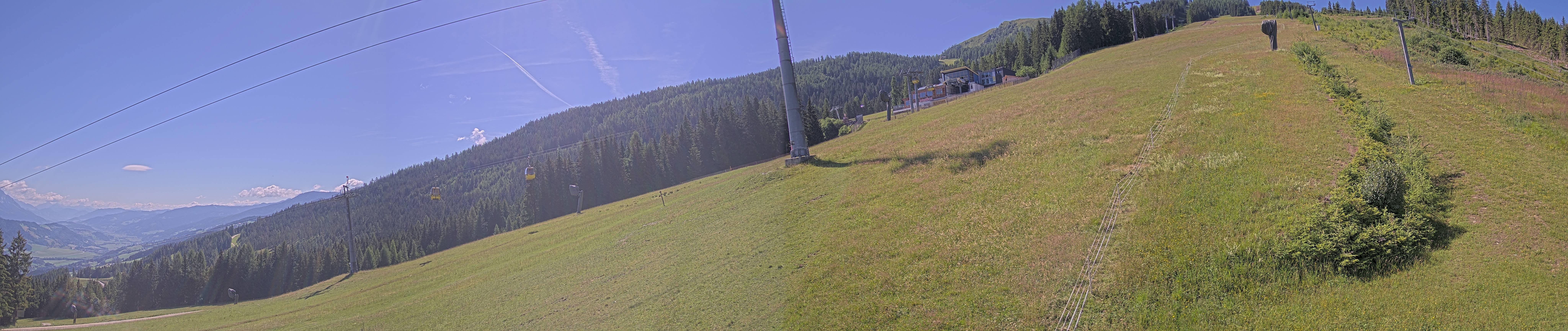 Archiv Foto Webcam Hauser Kaibling: Bergstation der 8er Gondel