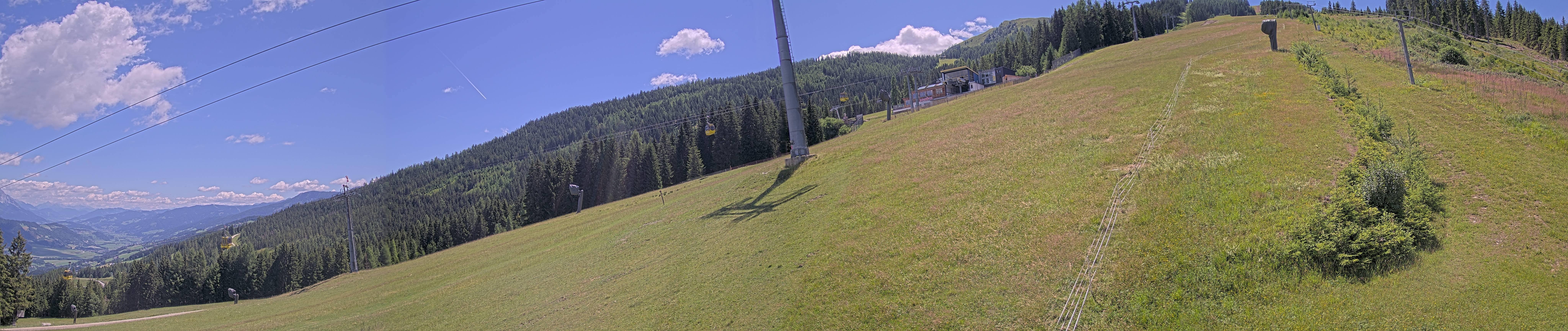 Archiv Foto Webcam Hauser Kaibling: Bergstation der 8er Gondel