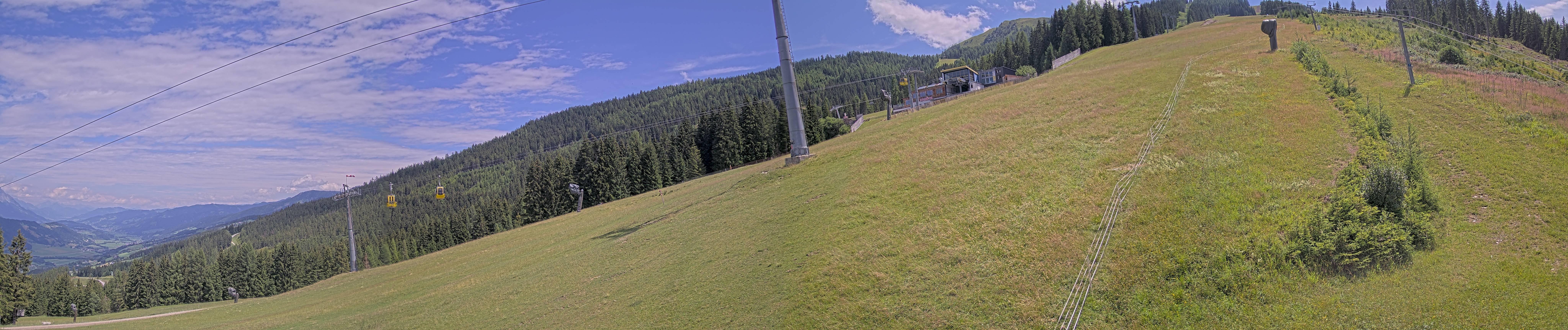 Archiv Foto Webcam Hauser Kaibling: Bergstation der 8er Gondel