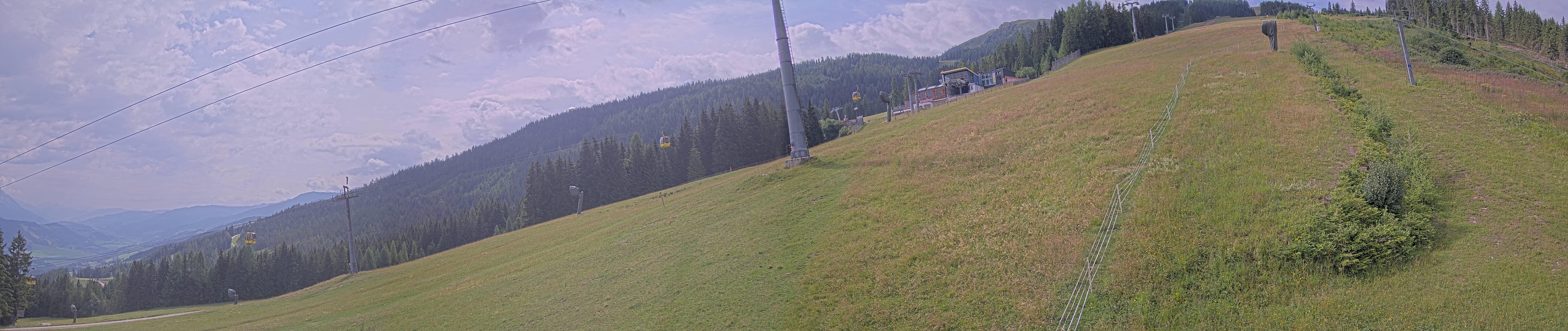 Archiv Foto Webcam Hauser Kaibling: Bergstation der 8er Gondel