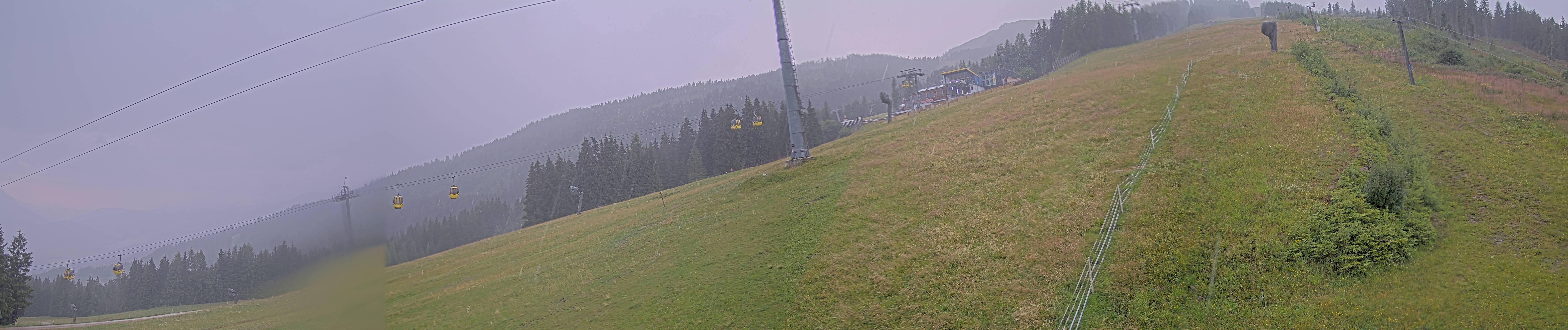 Archiv Foto Webcam Hauser Kaibling: Bergstation der 8er Gondel