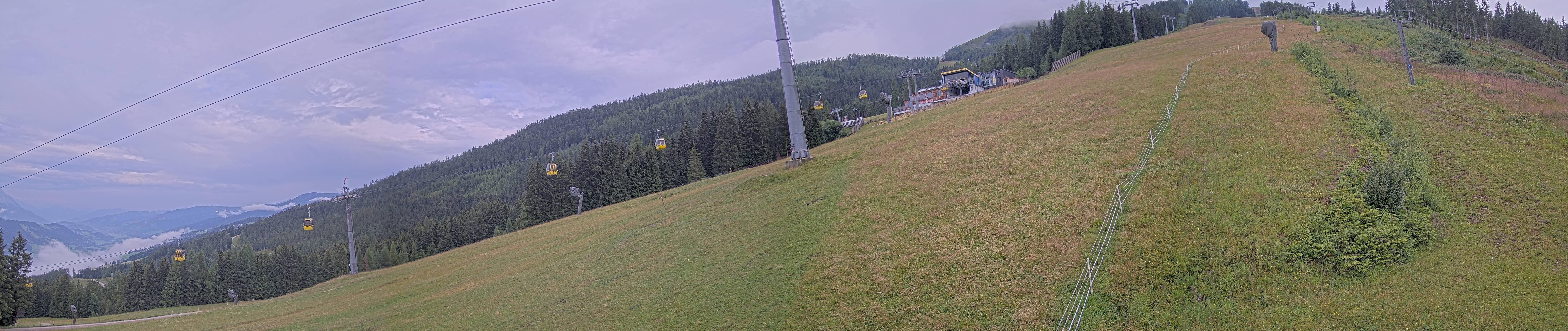 Archiv Foto Webcam Hauser Kaibling: Bergstation der 8er Gondel