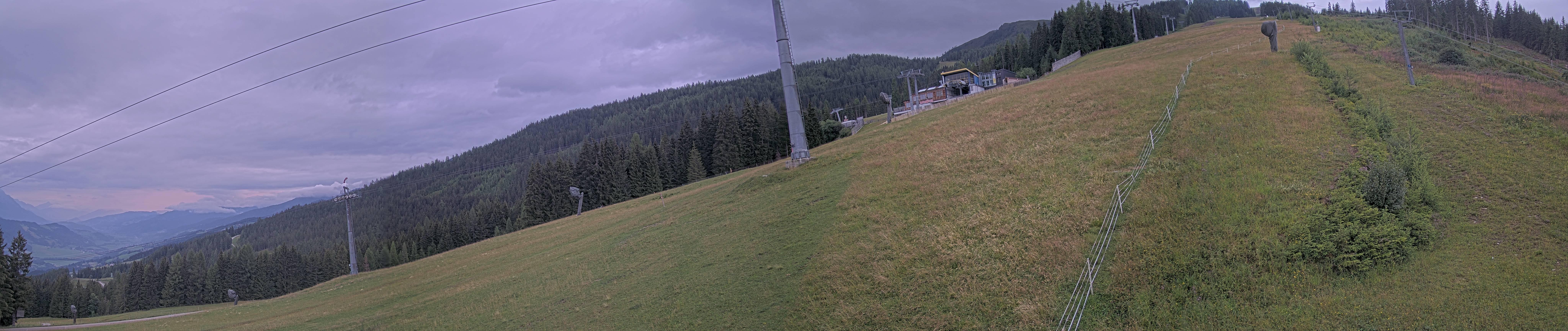 Archiv Foto Webcam Hauser Kaibling: Bergstation der 8er Gondel