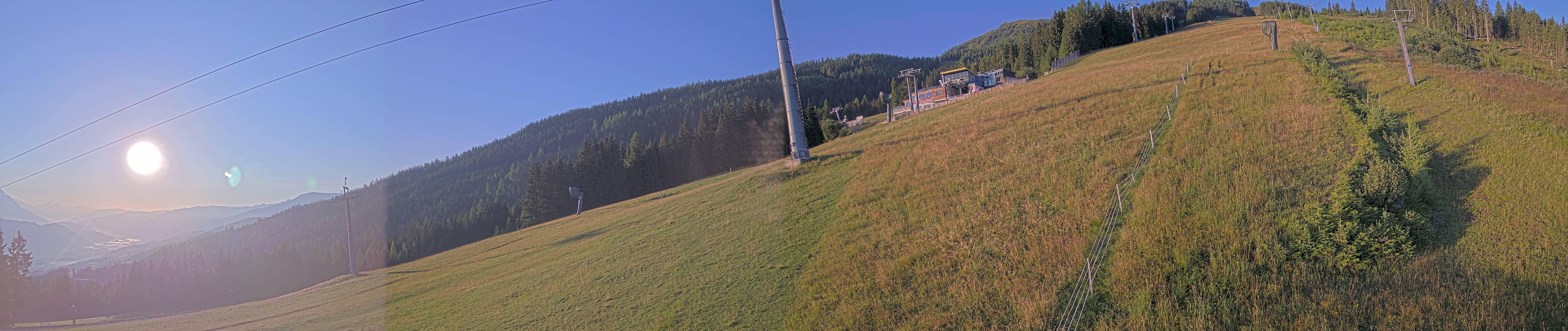 Archiv Foto Webcam Hauser Kaibling: Bergstation der 8er Gondel