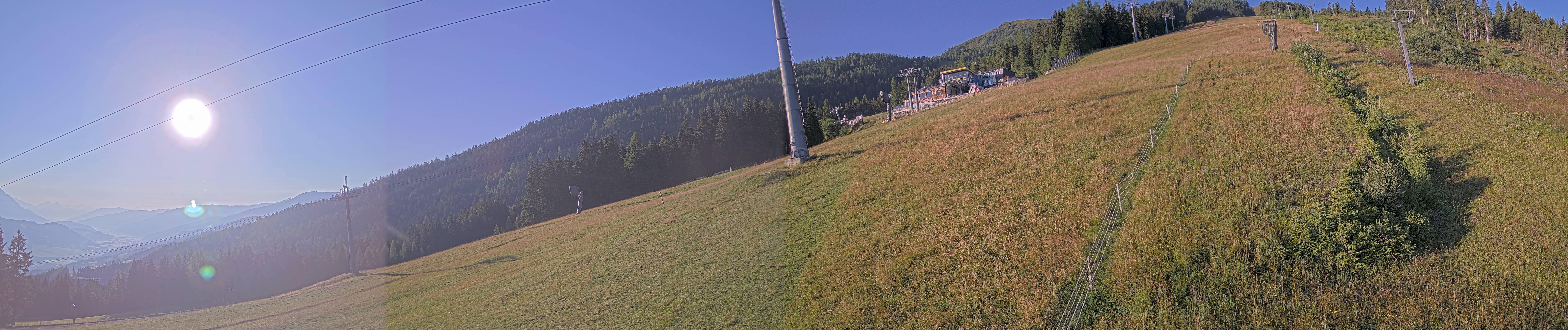 Archiv Foto Webcam Hauser Kaibling: Bergstation der 8er Gondel