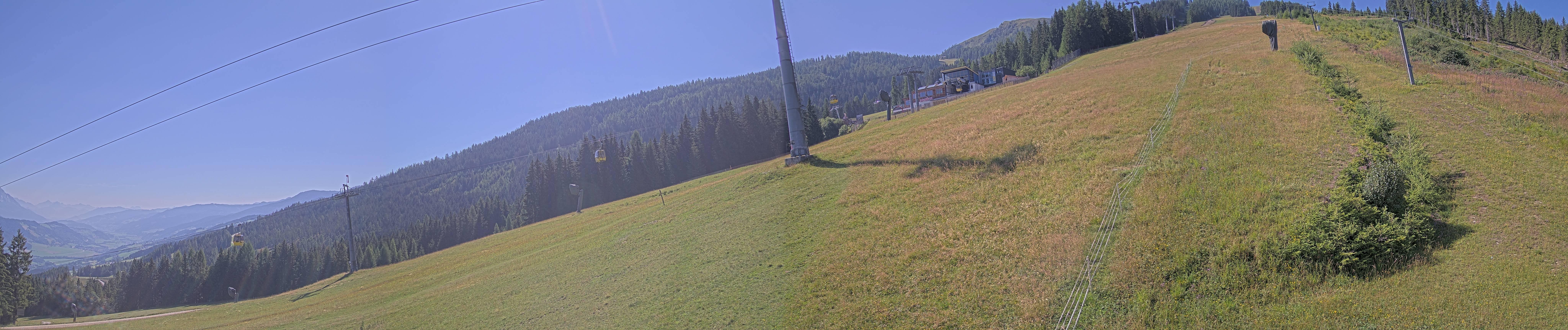 Archiv Foto Webcam Hauser Kaibling: Bergstation der 8er Gondel