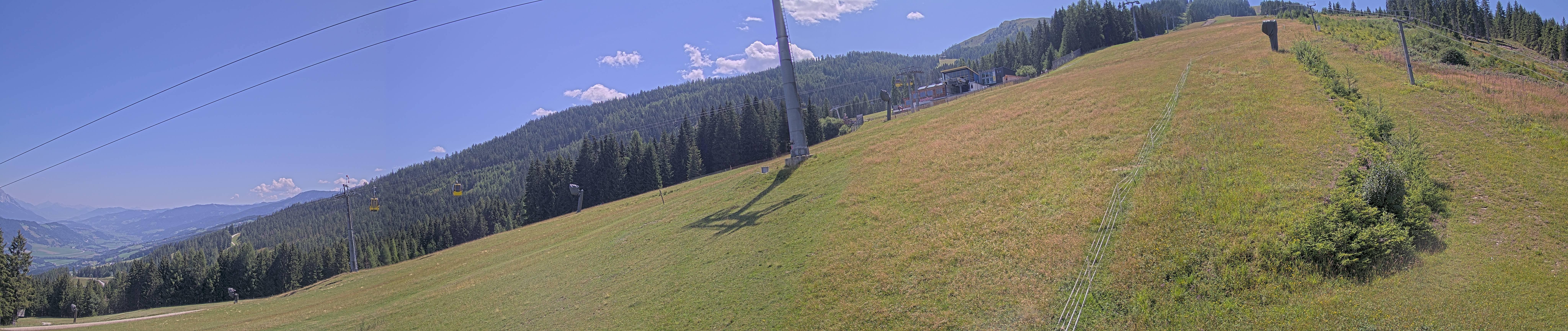 Archiv Foto Webcam Hauser Kaibling: Bergstation der 8er Gondel