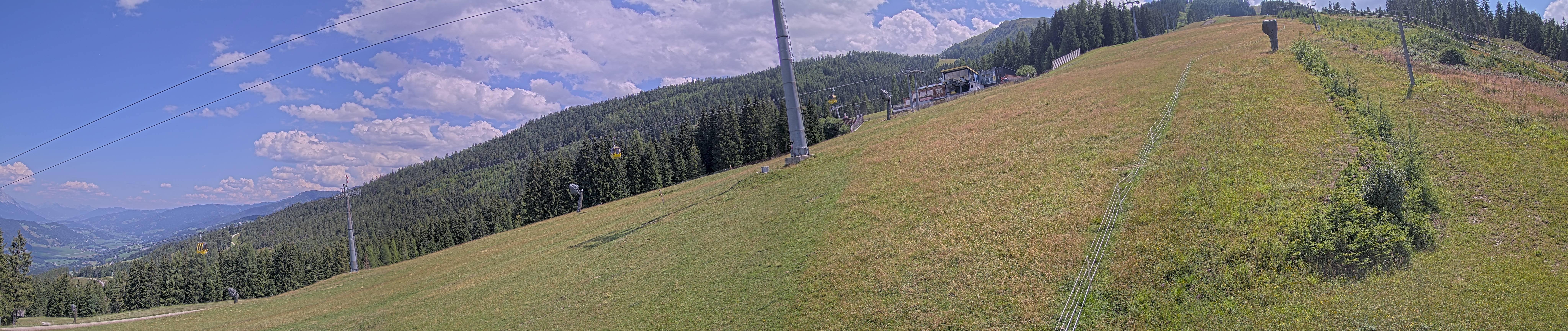 Archiv Foto Webcam Hauser Kaibling: Bergstation der 8er Gondel