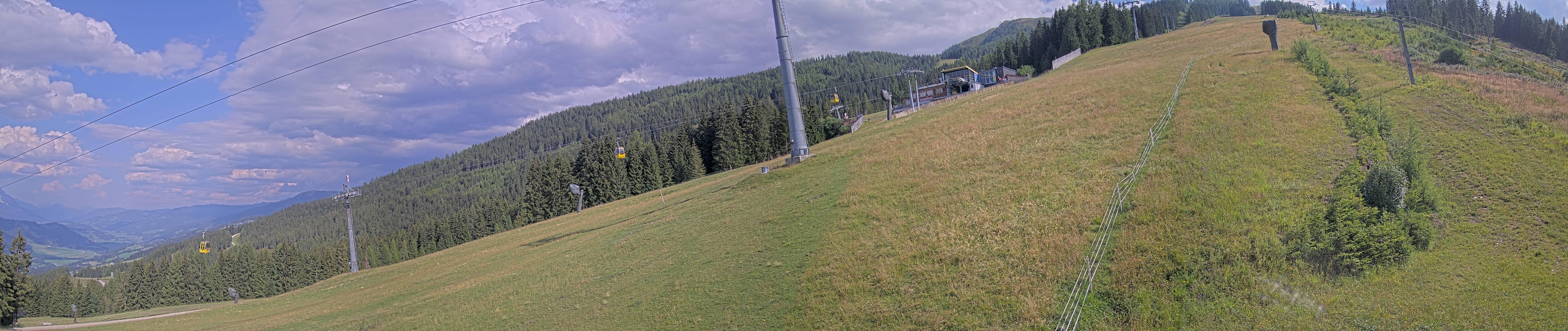 Archiv Foto Webcam Hauser Kaibling: Bergstation der 8er Gondel