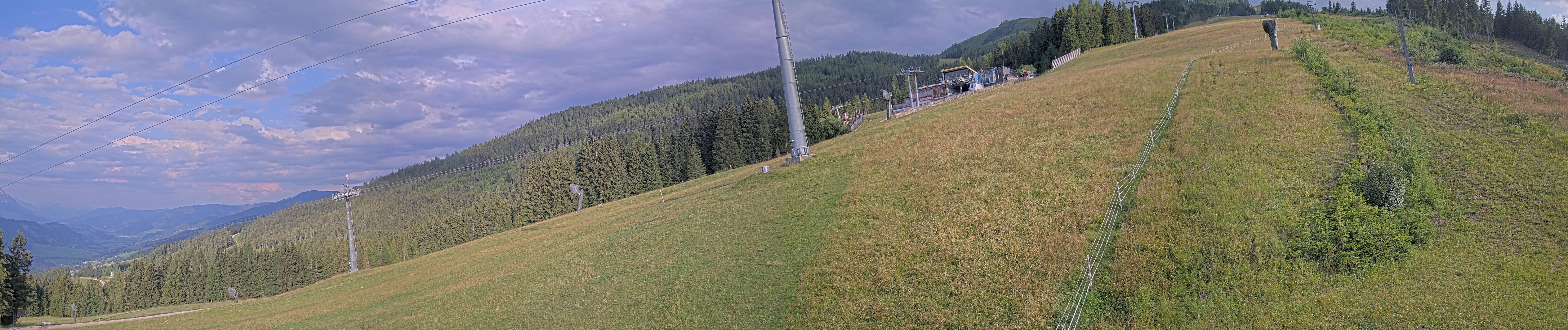 Archiv Foto Webcam Hauser Kaibling: Bergstation der 8er Gondel