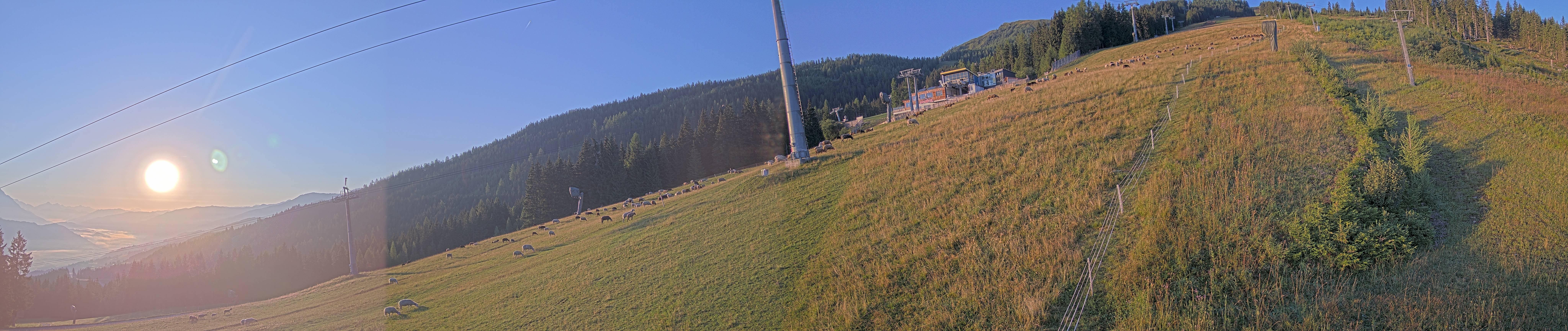 Archiv Foto Webcam Hauser Kaibling: Bergstation der 8er Gondel