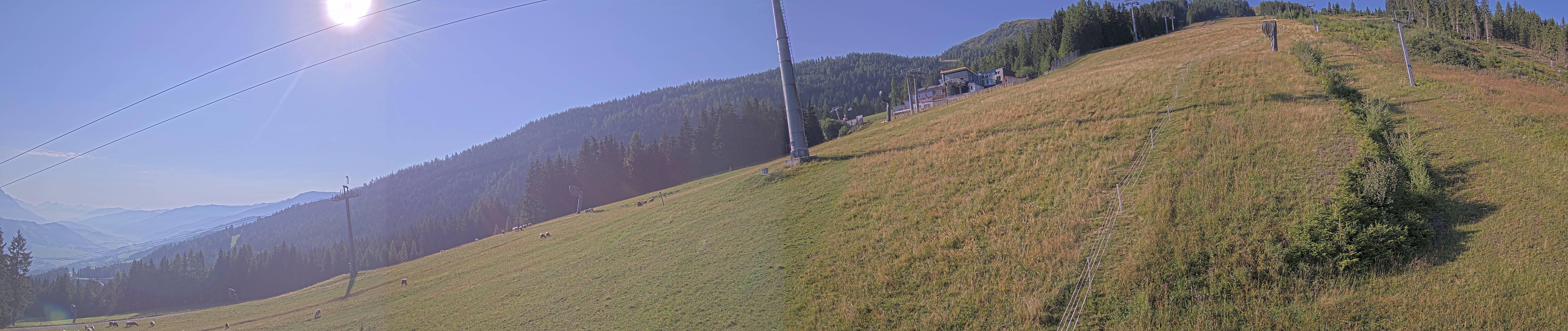Archiv Foto Webcam Hauser Kaibling: Bergstation der 8er Gondel