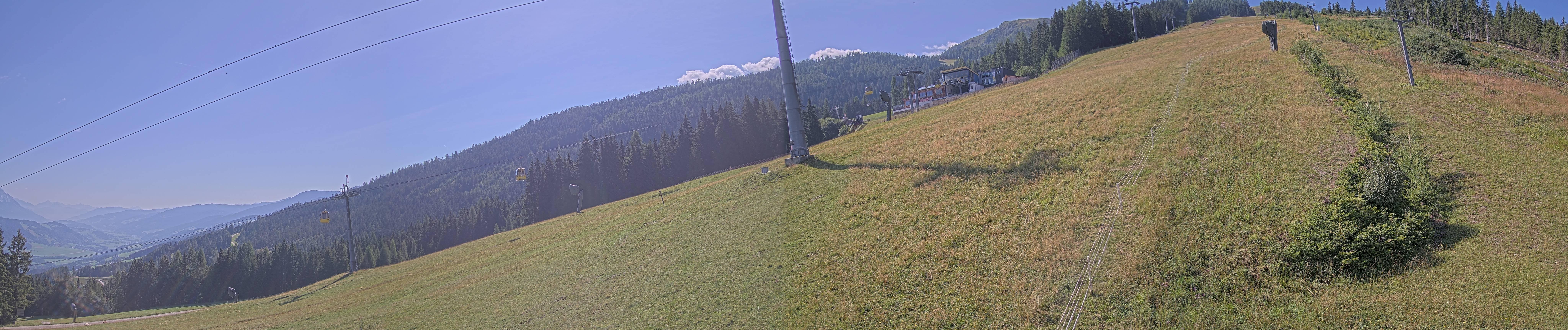 Archiv Foto Webcam Hauser Kaibling: Bergstation der 8er Gondel