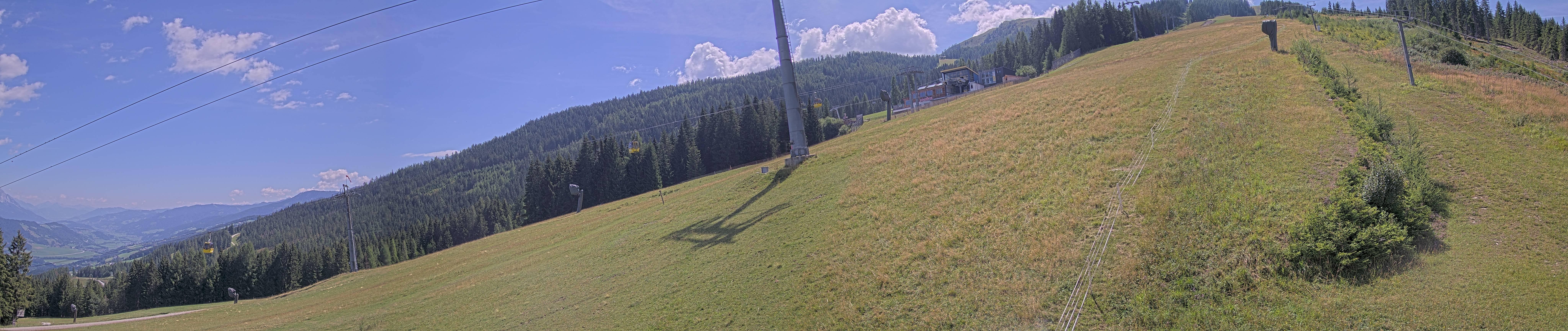 Archiv Foto Webcam Hauser Kaibling: Bergstation der 8er Gondel