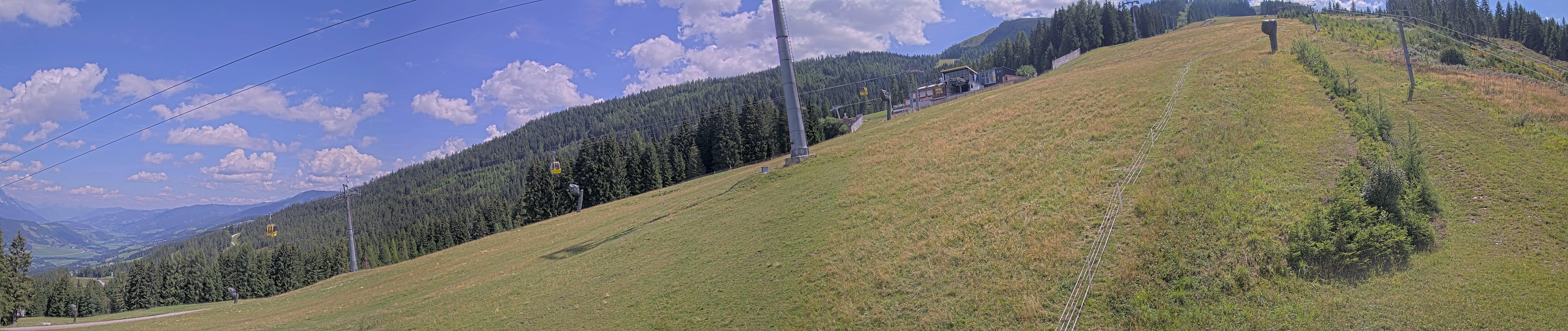 Archiv Foto Webcam Hauser Kaibling: Bergstation der 8er Gondel