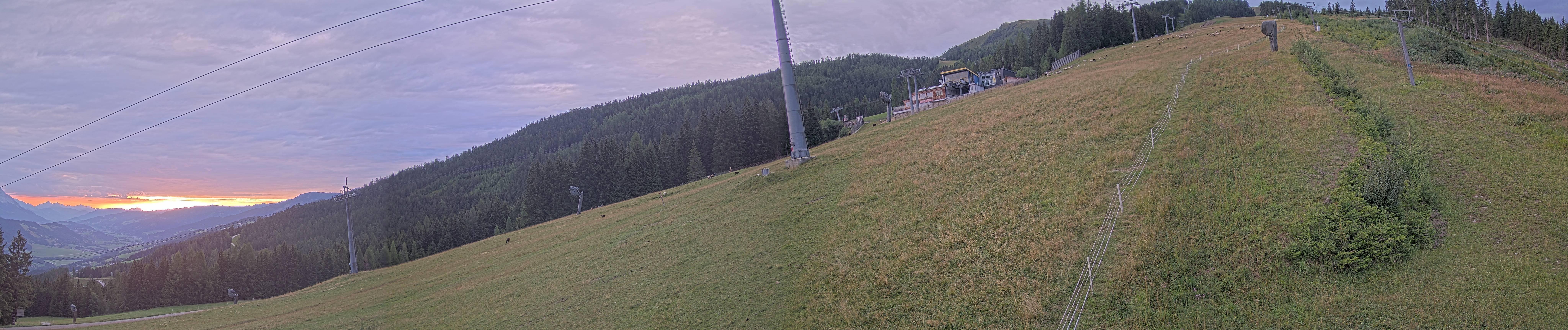 Archiv Foto Webcam Hauser Kaibling: Bergstation der 8er Gondel