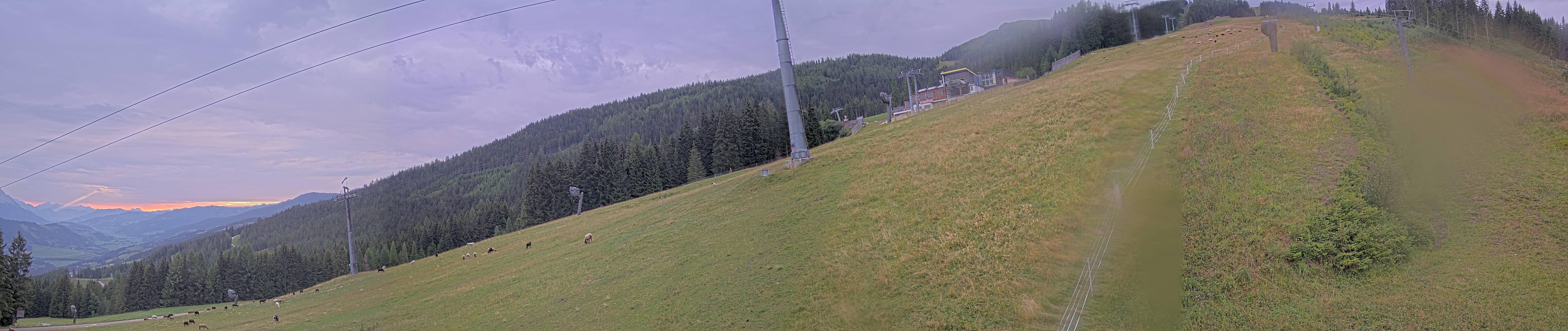 Archiv Foto Webcam Hauser Kaibling: Bergstation der 8er Gondel