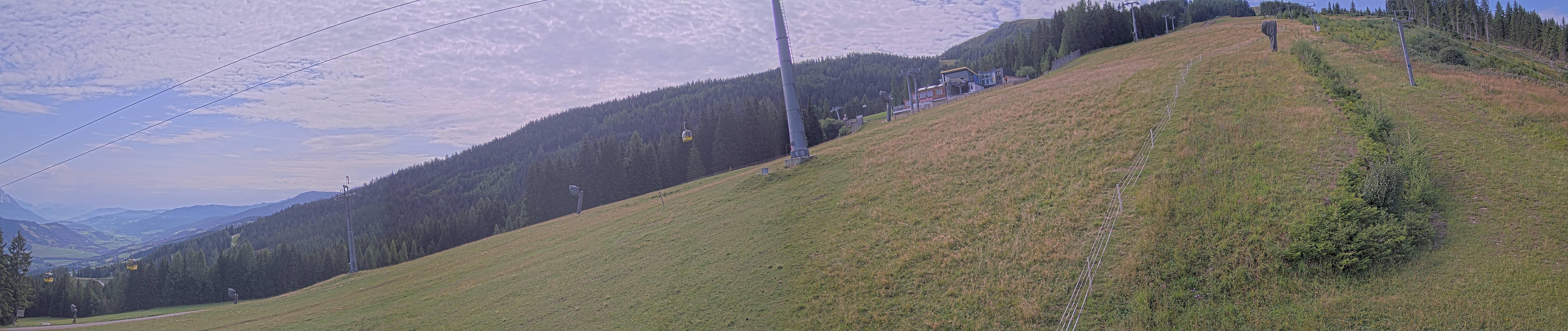 Archiv Foto Webcam Hauser Kaibling: Bergstation der 8er Gondel