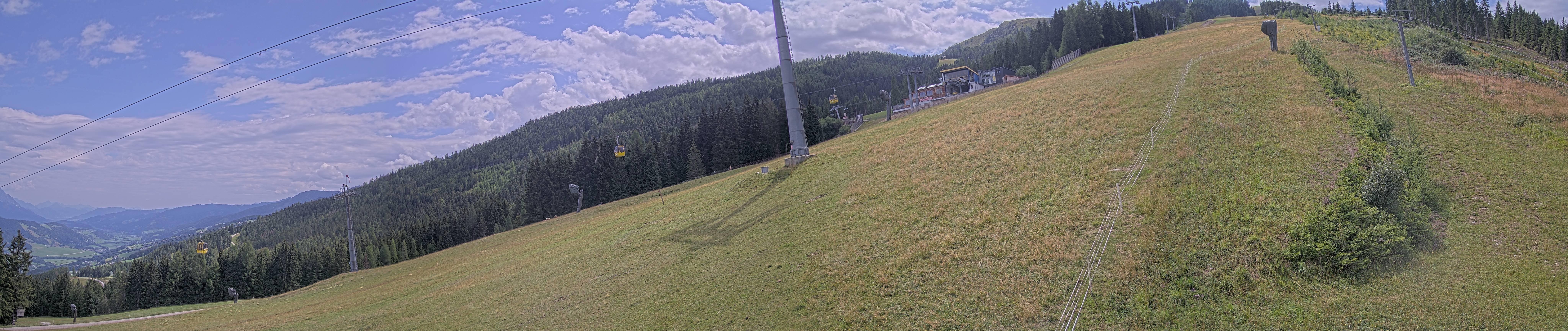Archiv Foto Webcam Hauser Kaibling: Bergstation der 8er Gondel