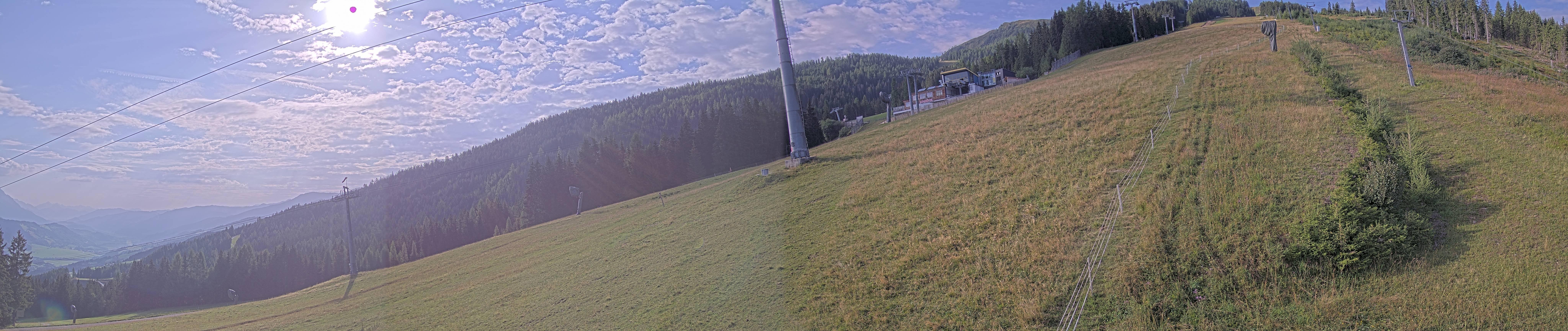 Archiv Foto Webcam Hauser Kaibling: Bergstation der 8er Gondel