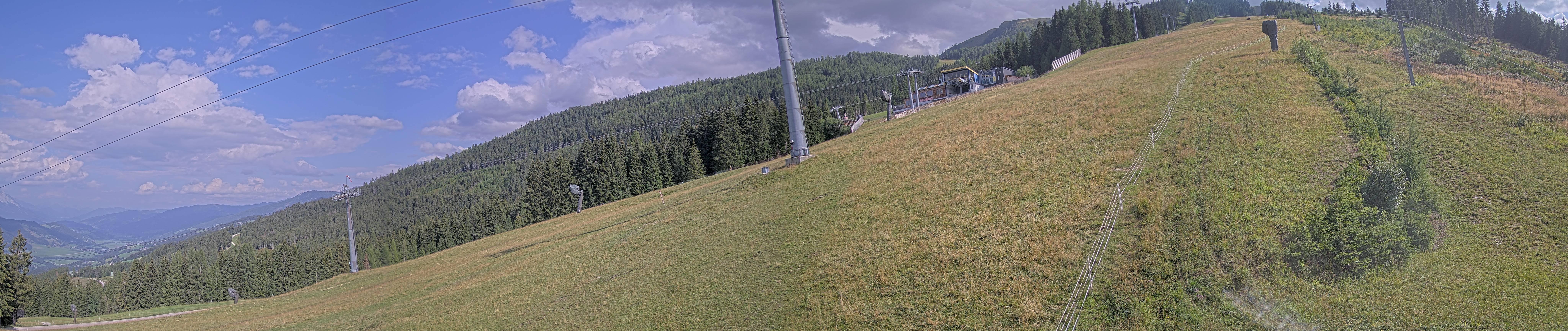 Archiv Foto Webcam Hauser Kaibling: Bergstation der 8er Gondel
