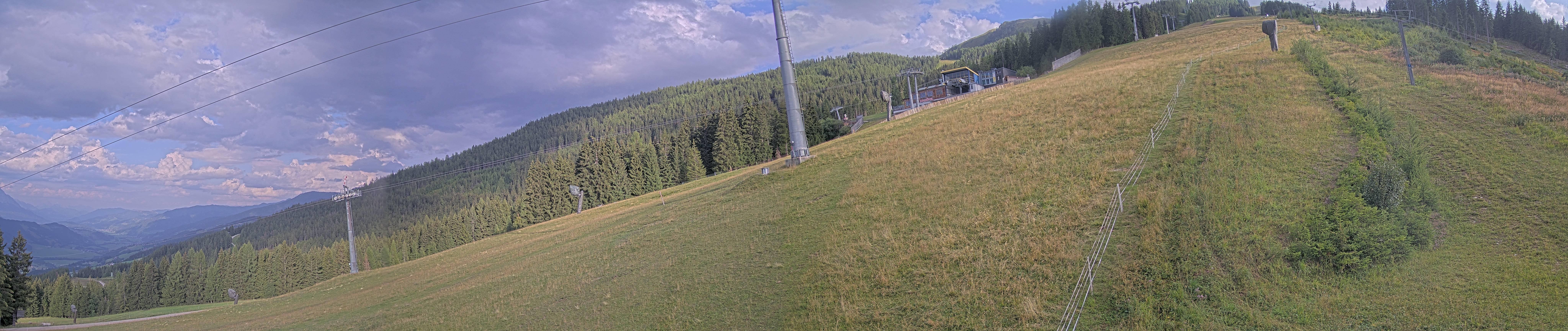 Archiv Foto Webcam Hauser Kaibling: Bergstation der 8er Gondel