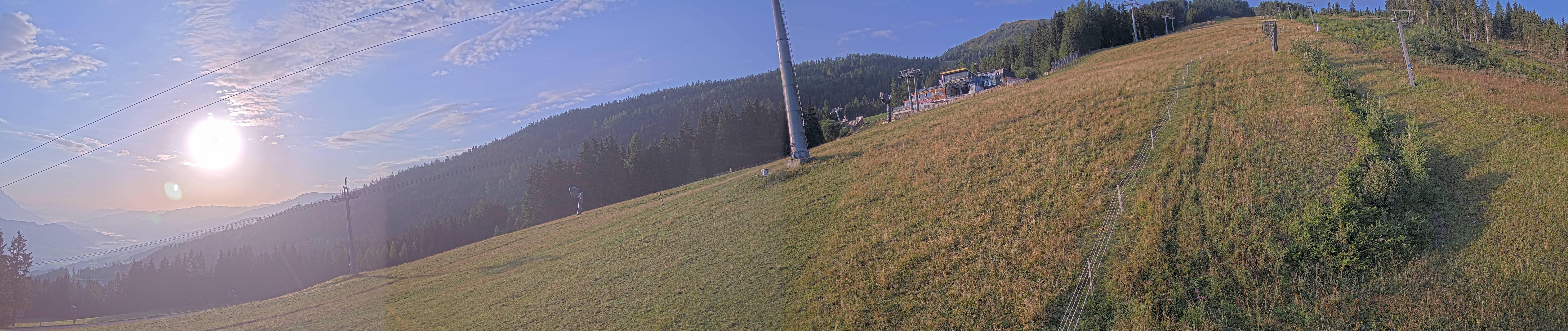 Archiv Foto Webcam Hauser Kaibling: Bergstation der 8er Gondel