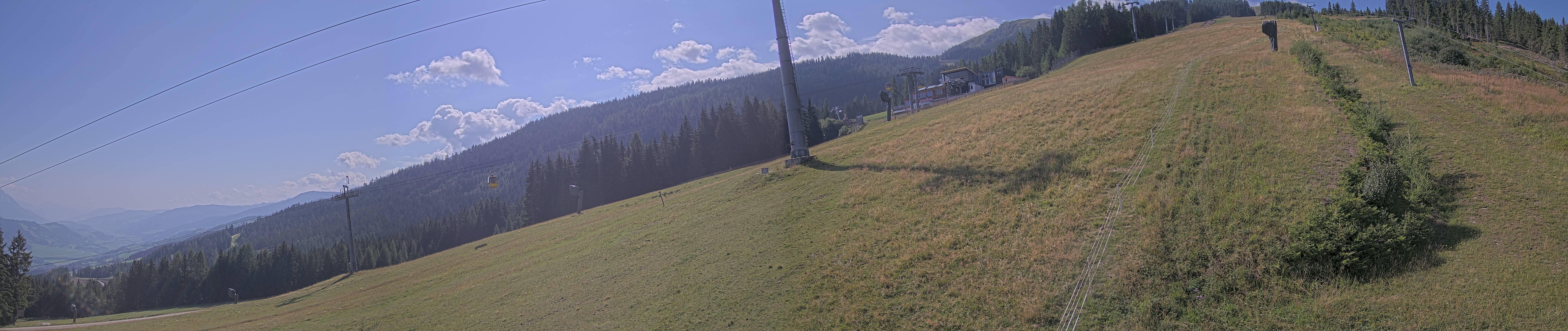 Archiv Foto Webcam Hauser Kaibling: Bergstation der 8er Gondel