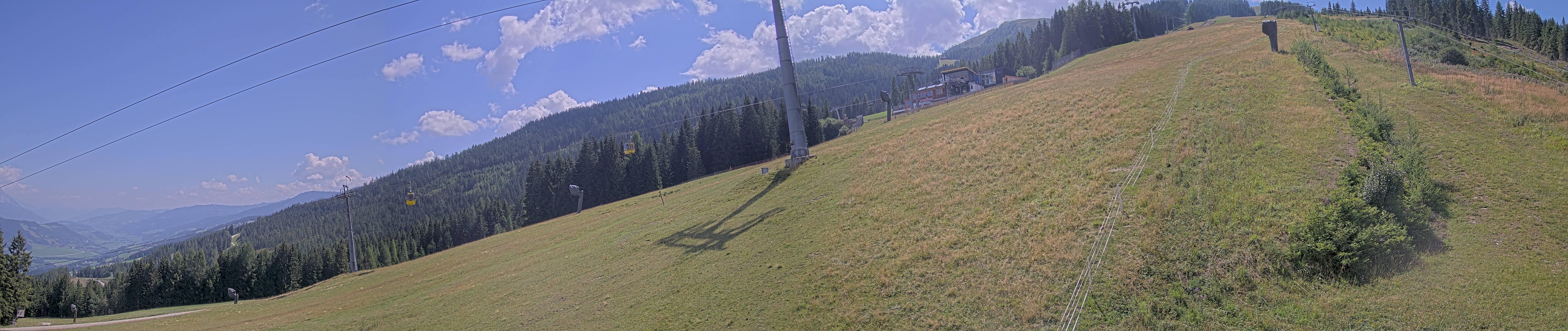 Archiv Foto Webcam Hauser Kaibling: Bergstation der 8er Gondel