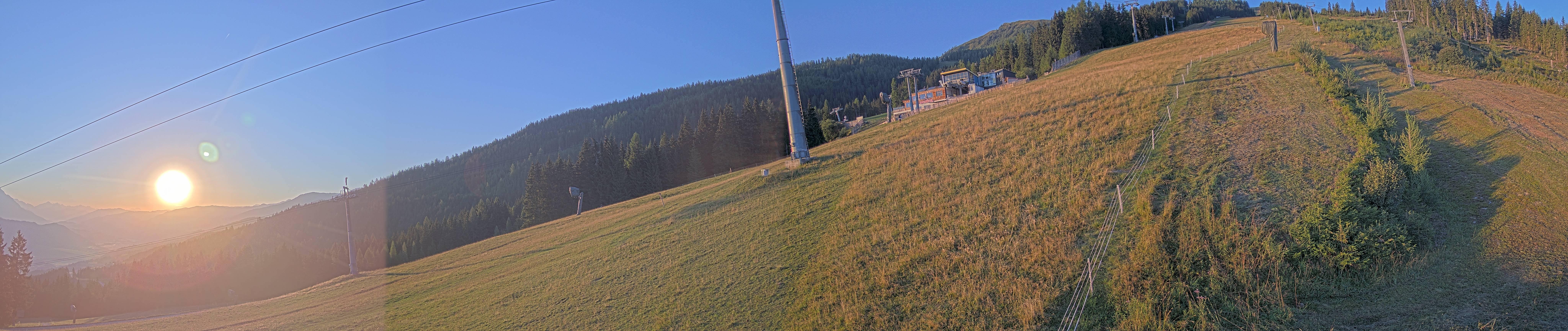Archiv Foto Webcam Hauser Kaibling: Bergstation der 8er Gondel