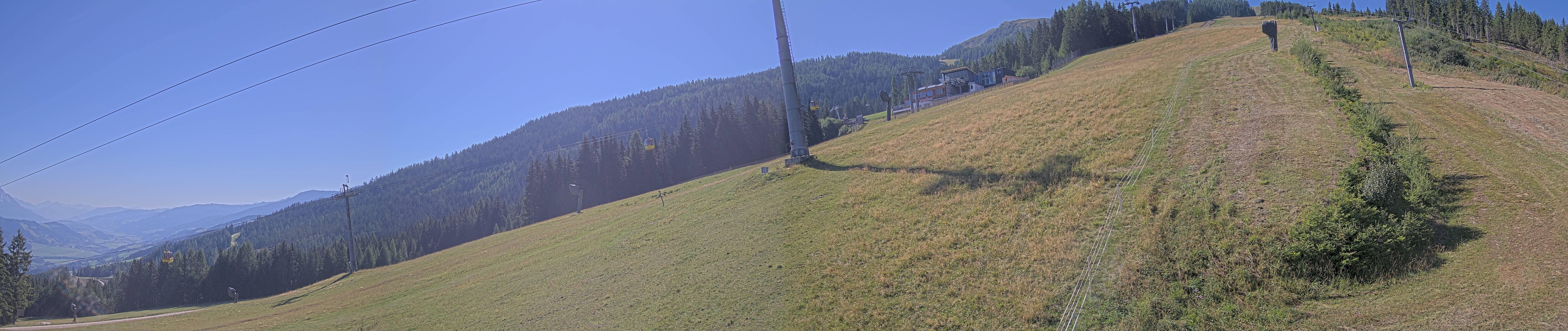 Archiv Foto Webcam Hauser Kaibling: Bergstation der 8er Gondel