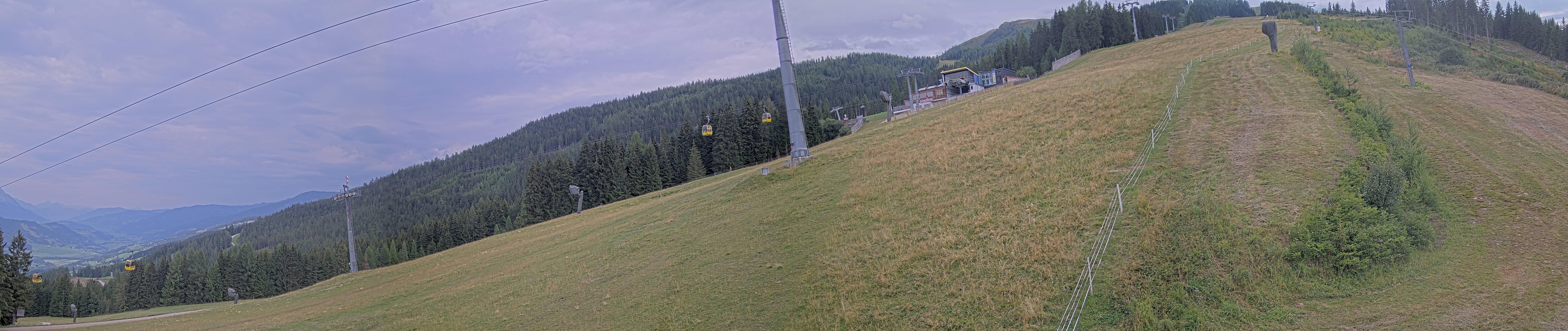 Archiv Foto Webcam Hauser Kaibling: Bergstation der 8er Gondel