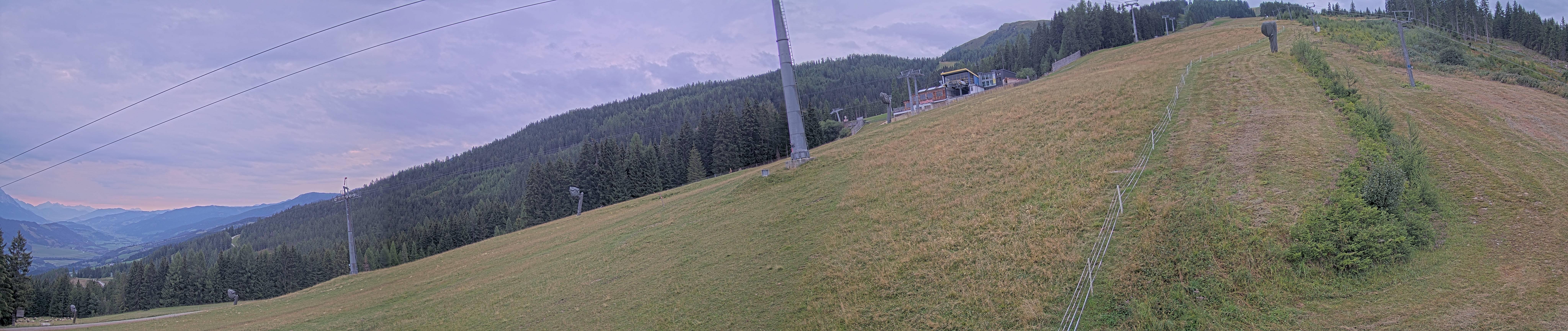 Archiv Foto Webcam Hauser Kaibling: Bergstation der 8er Gondel