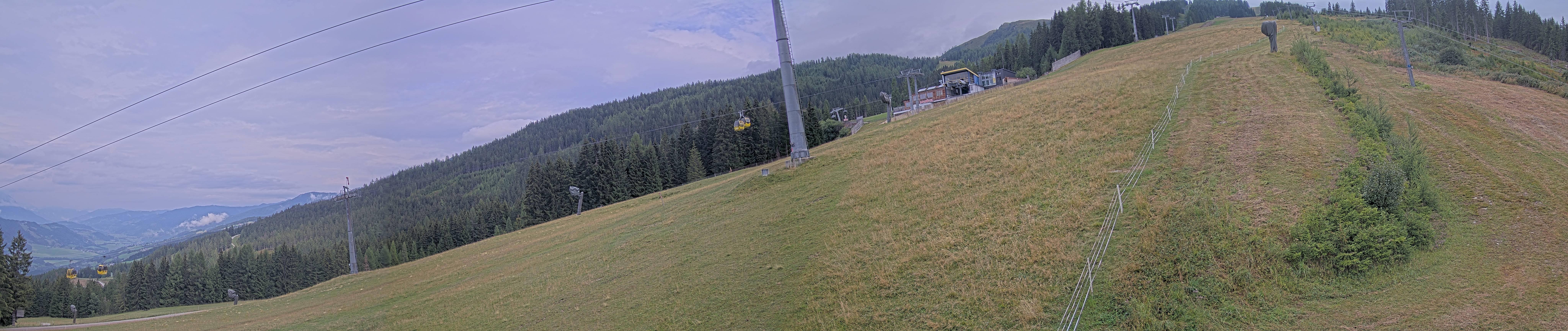 Archiv Foto Webcam Hauser Kaibling: Bergstation der 8er Gondel