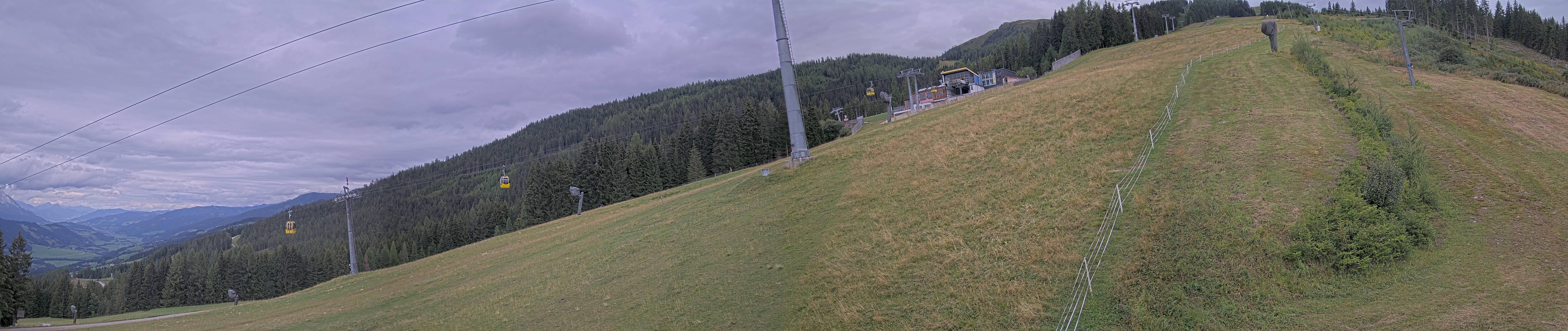 Archiv Foto Webcam Hauser Kaibling: Bergstation der 8er Gondel