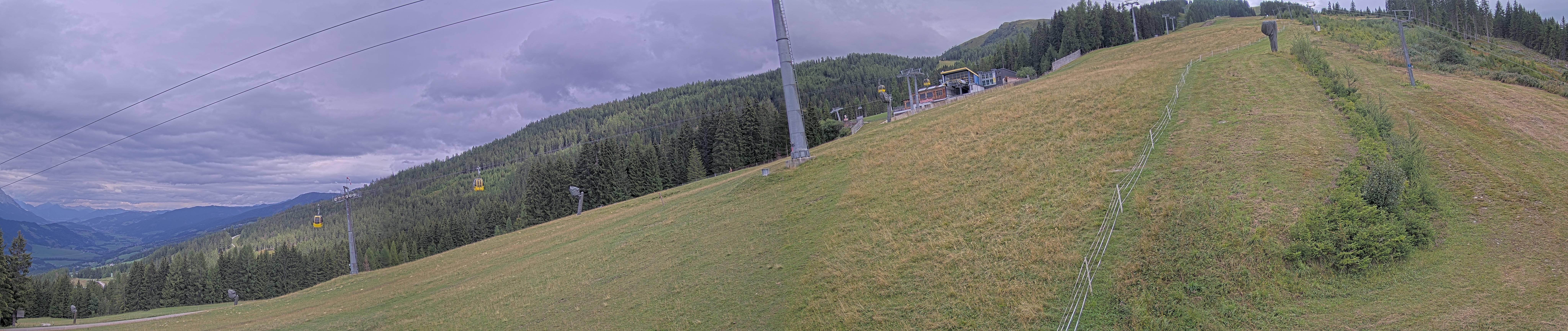 Archiv Foto Webcam Hauser Kaibling: Bergstation der 8er Gondel