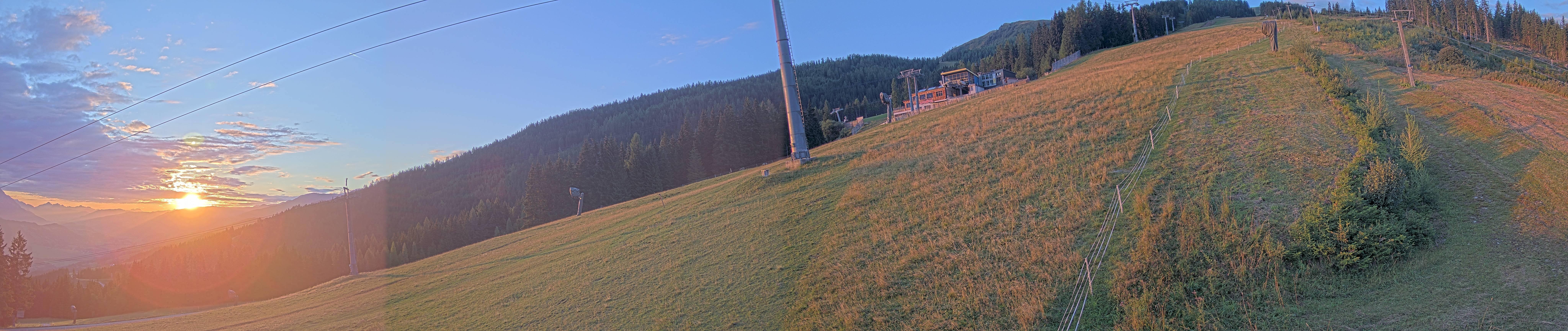 Archiv Foto Webcam Hauser Kaibling: Bergstation der 8er Gondel