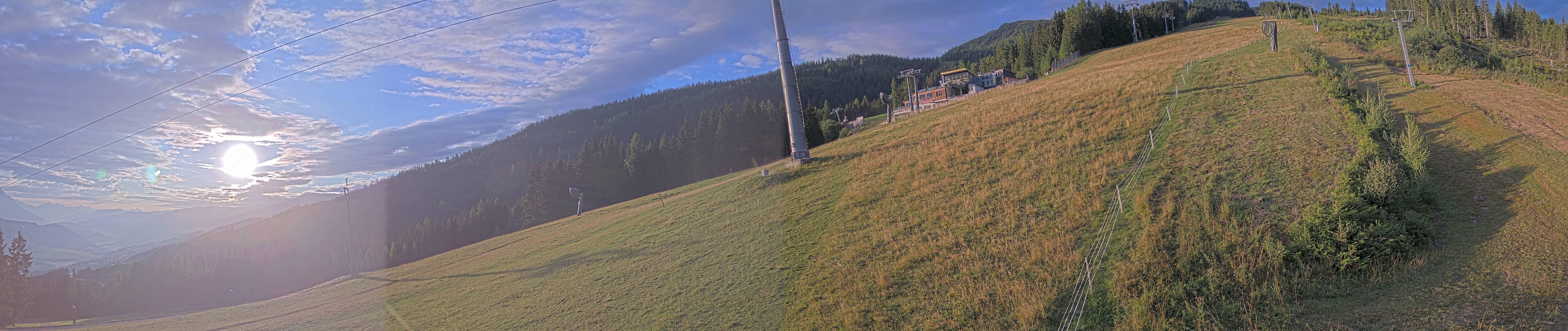 Archiv Foto Webcam Hauser Kaibling: Bergstation der 8er Gondel