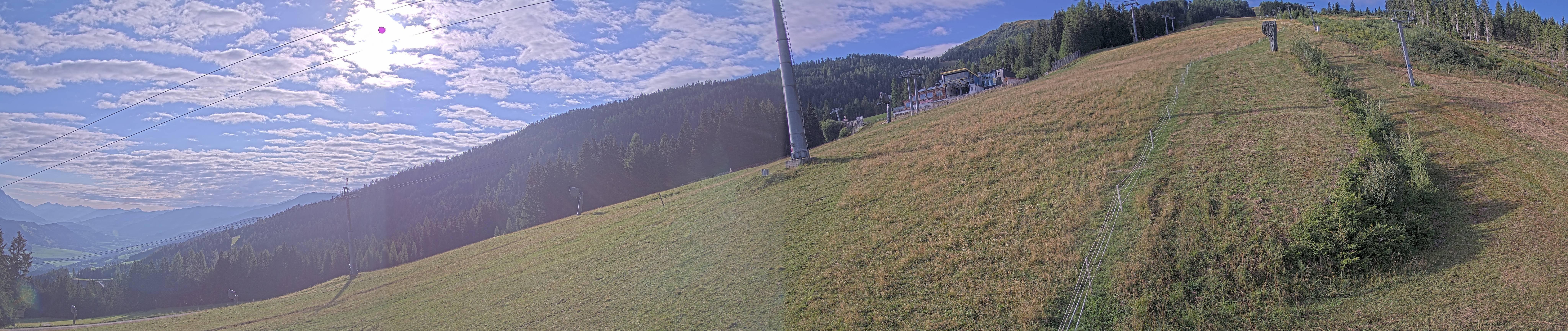 Archiv Foto Webcam Hauser Kaibling: Bergstation der 8er Gondel