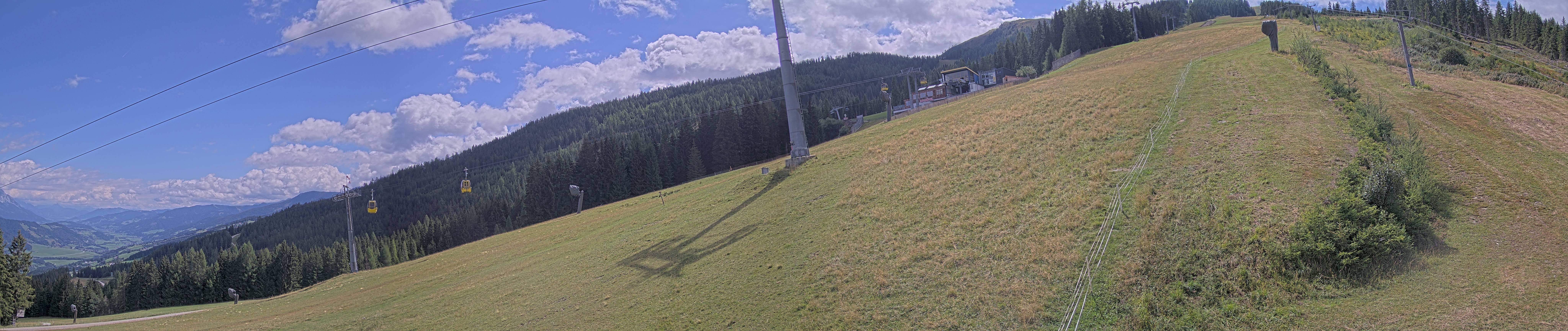 Archiv Foto Webcam Hauser Kaibling: Bergstation der 8er Gondel